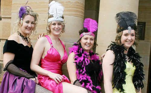 The Hair Kreations girls (from left) Ashley Bradfield, Nicola Watt, Natalie Ezzy and Maddy Moffatt. The Hair Kreations girls (from left) Ashley Bradfield, Nicola Watt, Natalie Ezzy and Maddy Moffatt.
